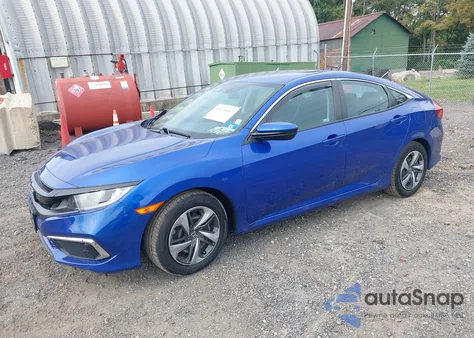 2020 Honda Civic Lx из США, поврежденный, VIN 2HGFC2F61LH504924